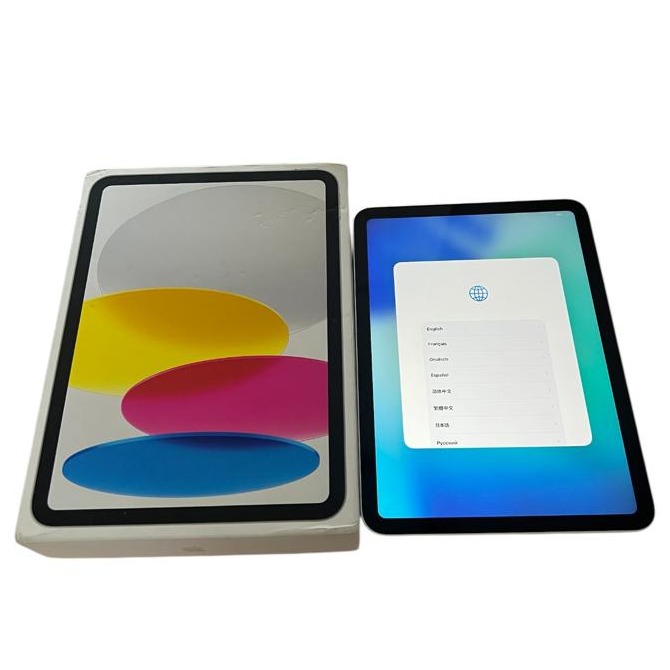 Pre-owned Apple iPad 10th Gen Silver 64GB Boxed 10.9